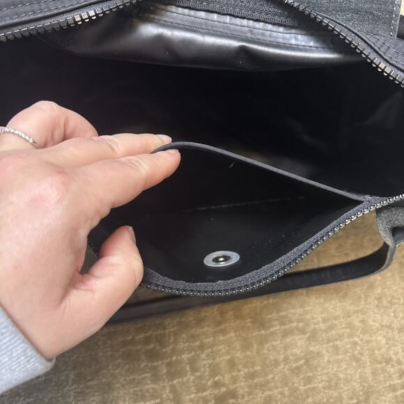 Longchamp Le Pliage Neo Original Black Medium Handbag Purse Classy Travel RARE - Picture 9 of 10